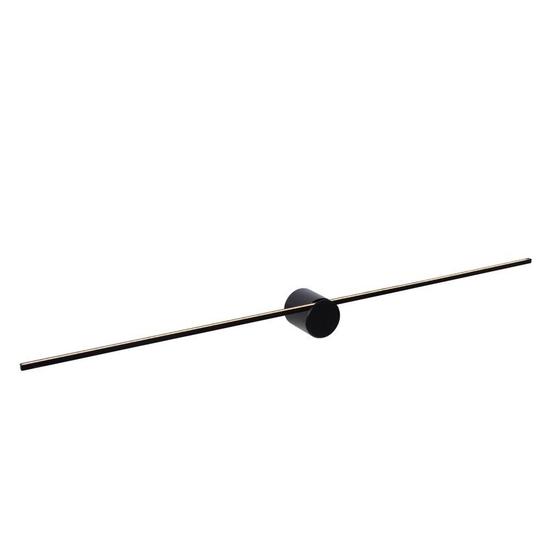 Czarny kinkiet nowoczesny, Mizar, 10W, 2700K LED, IP44 Czarny kinkiet nowoczesny, Mizar, 10W, 2700K LED, IP44