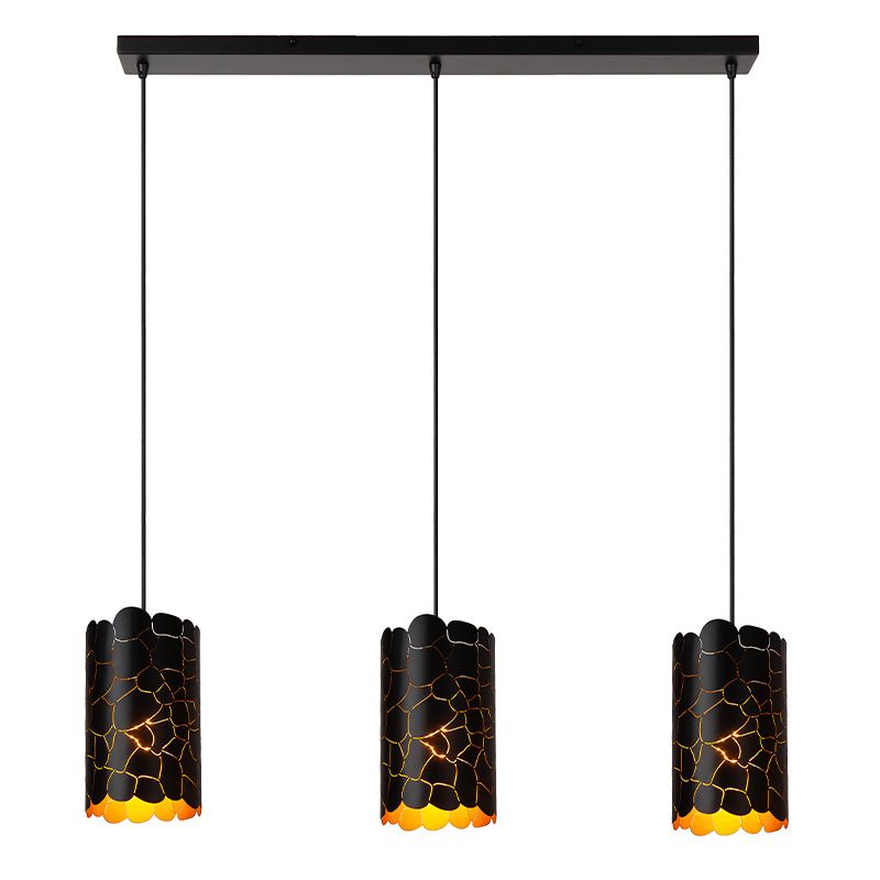 Czarna lampa wisząca nowoczesna, Almelo Czarna lampa wisząca nowoczesna, Almelo