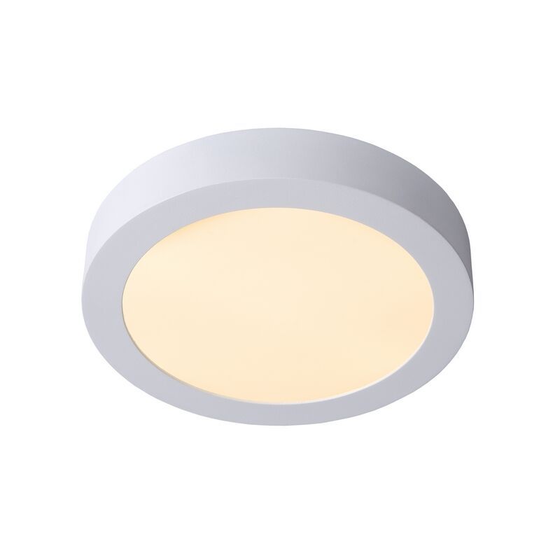 Biały plafon sufitowy nowoczesny, Brice, 15W, 3000K LED, IP44