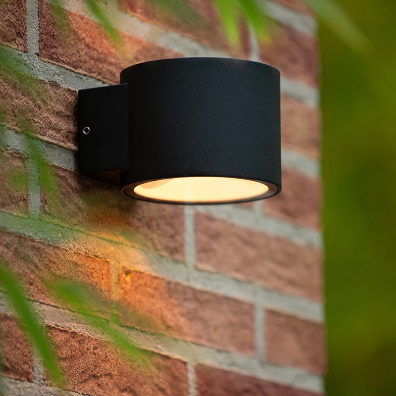 Czarny kinkiet up down nowoczesny, Oxford, IP54