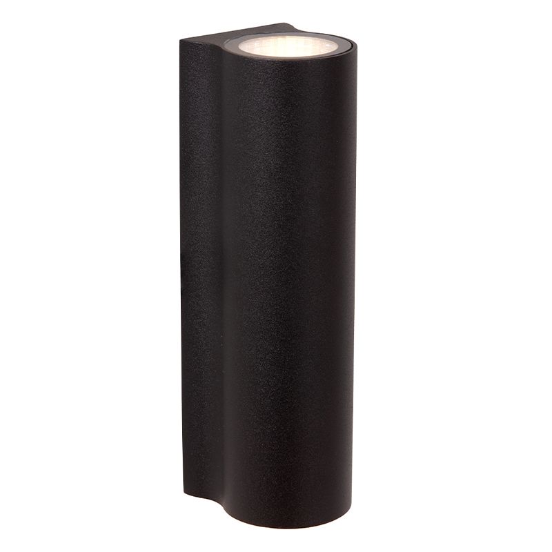 Czarny kinkiet góra-dół nowoczesny, Akra, 6W, 3000K LED, IP54 Czarny kinkiet góra-dół nowoczesny, Akra, 6W, 3000K LED, IP54