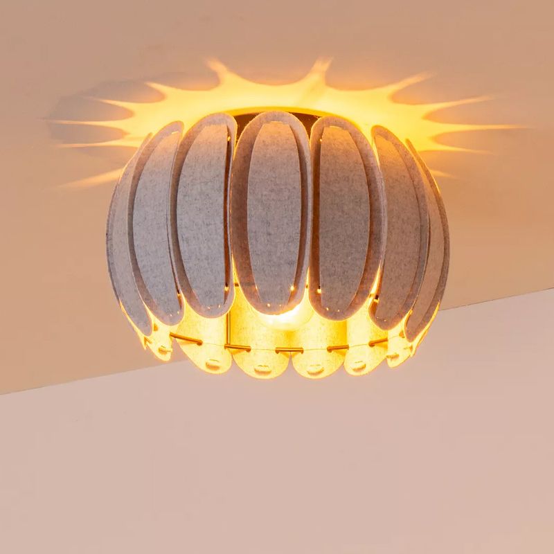 Szary plafon sufitowy nowoczesny, Spencer