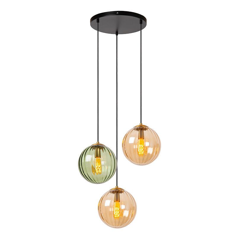 Zielona lampa wisząca retro, Monsaraz Zielona lampa wisząca retro, Monsaraz