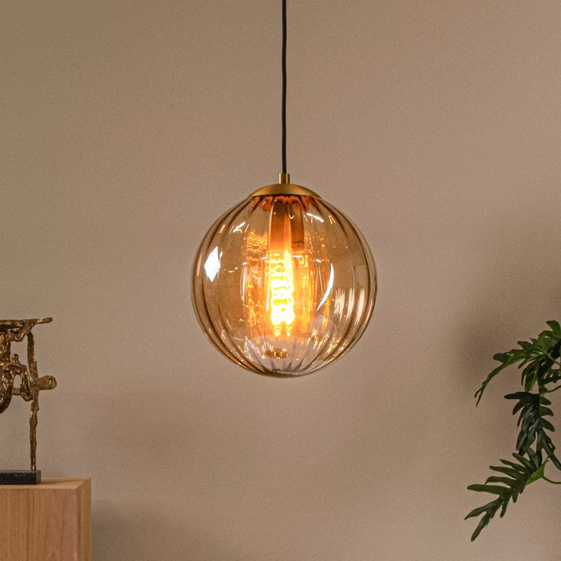 Bursztynowa lampa wisząca retro, Monsaraz