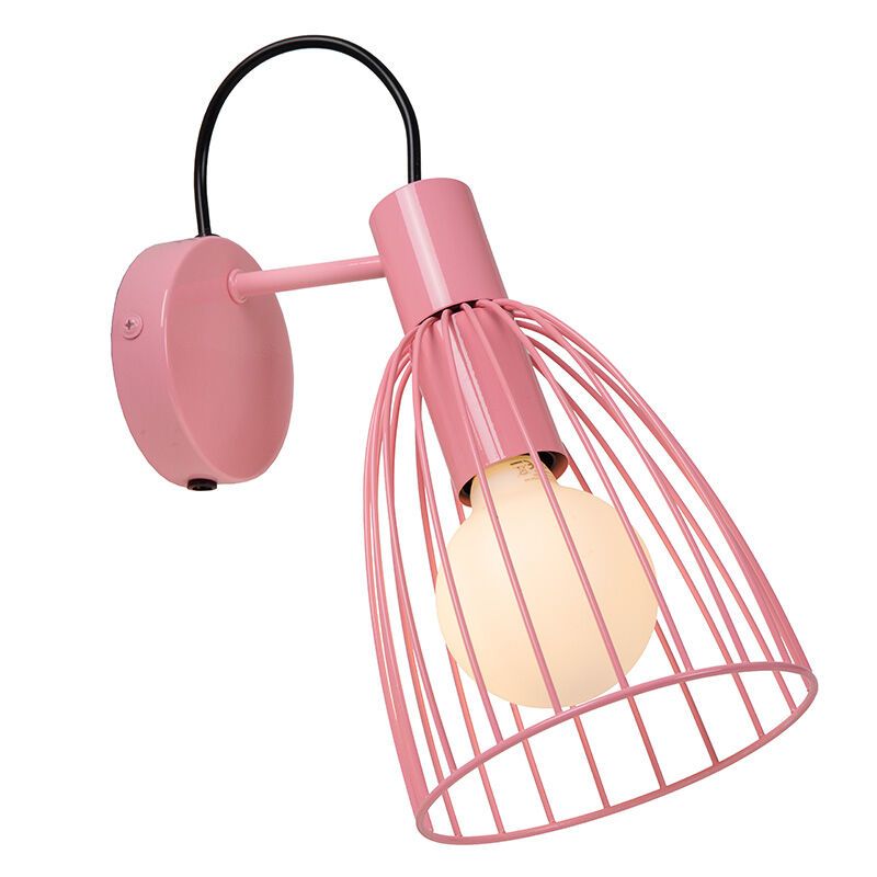 Beżowy kinkiet dla dzieci tkaniny, Macarons