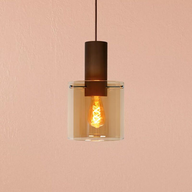 Bursztynowa lampa wisząca vintage, Toledo