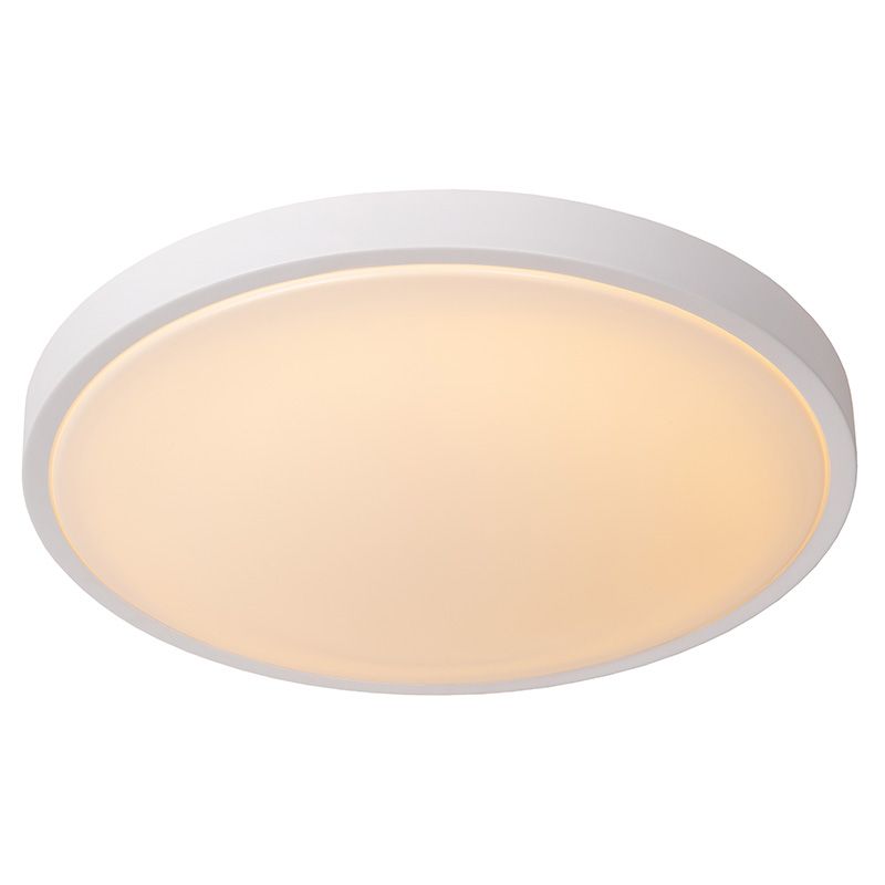 Biała lampa łazienkowa sufitowa nowoczesna, Dasher, 24W, 2700K LED, IP44 Biała lampa łazienkowa sufitowa nowoczesna, Dasher, 24W, 2700K LED, IP44