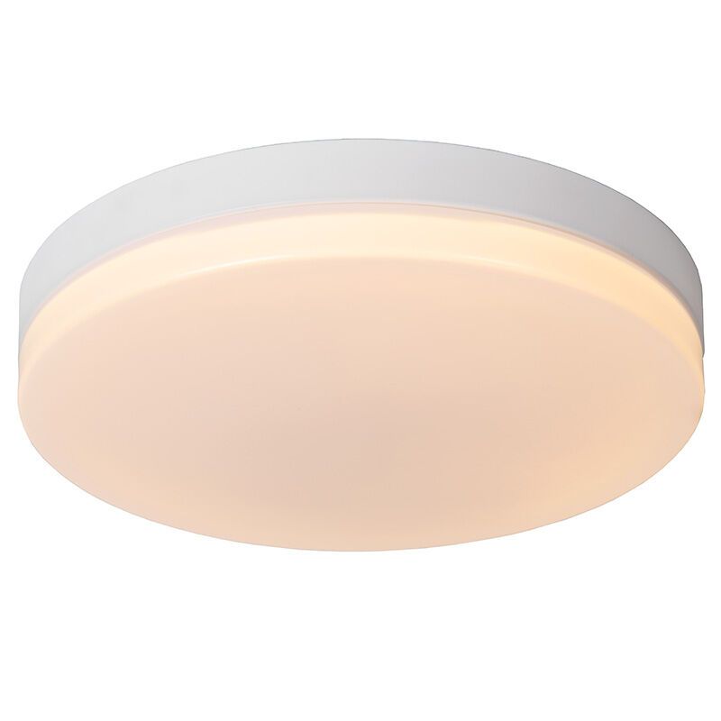 Biała lampa łazienkowa sufitowa plastikowa, Biskit, 36W, 2700K LED, IP44