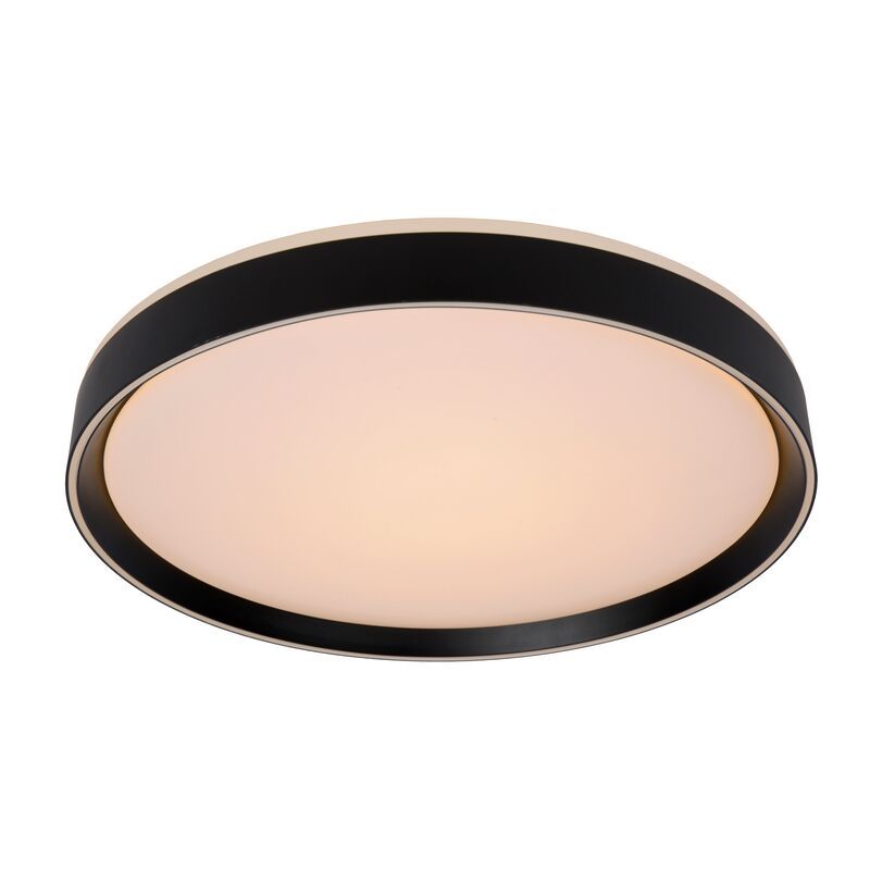 Czarny plafon sufitowy nowoczesny, Nuria, 36W, 2700K LED