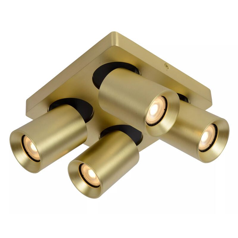 Złoty spot sufitowy nowoczesny, Nigel