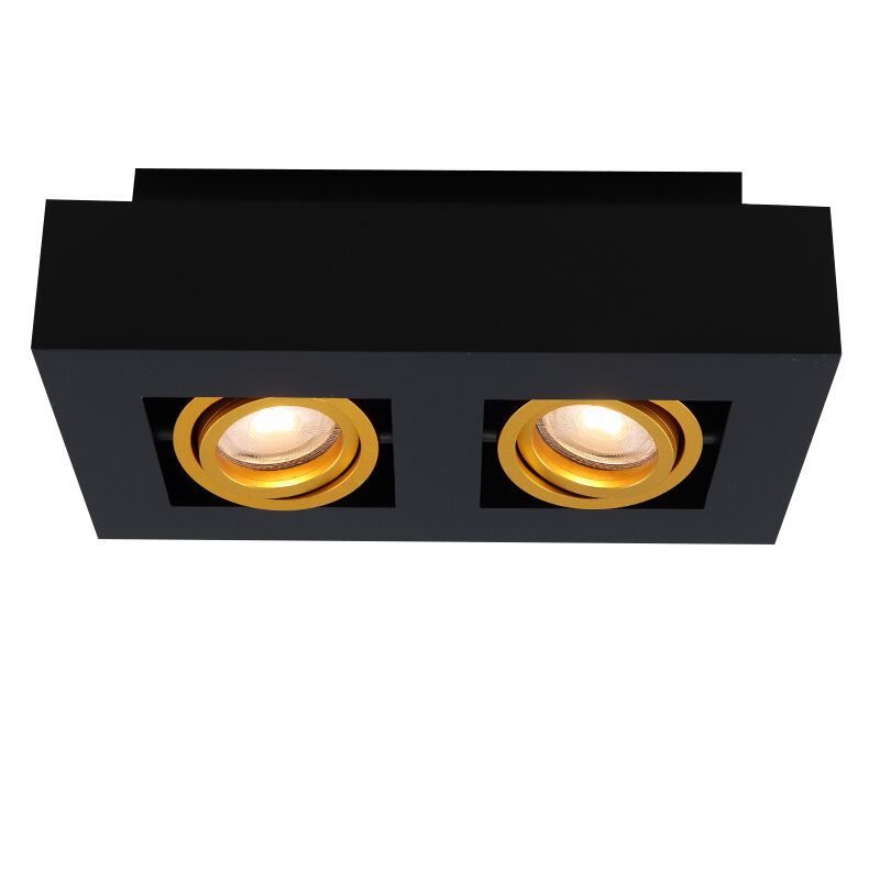 Aluminiowa oprawa natynkowa złota, Noraly