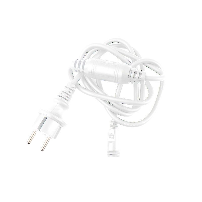 Biały kabel połączeniowy, 5 amperów, maksymalnie 600 watów