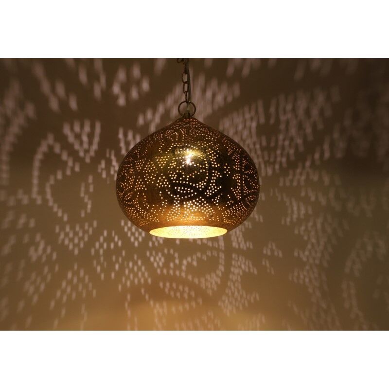 Metalowa orientalna lampa wisząca złota, Noah Metalowa orientalna lampa wisząca złota, Noah