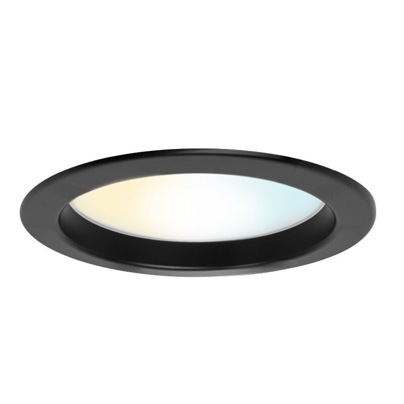 Czarny downlight aluminiowy, Otmar, 15W, white switch LED, IP22