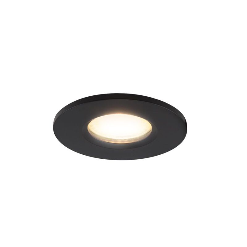 Czarna mini oprawa podtynkowa aluminiowa, Philomena, 1,5W, 3000K LED, IP44 Czarna mini oprawa podtynkowa aluminiowa, Philomena, 1,5W, 3000K LED, IP44