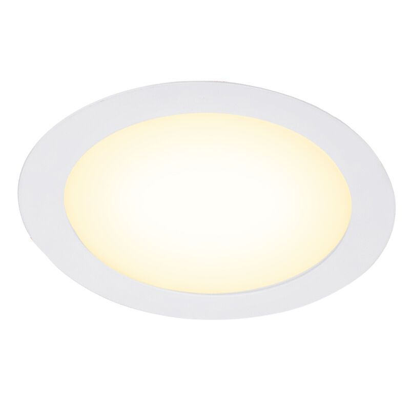 Biały downlight aluminiowy, Umbriel, 24W, 3000K LED, IP44