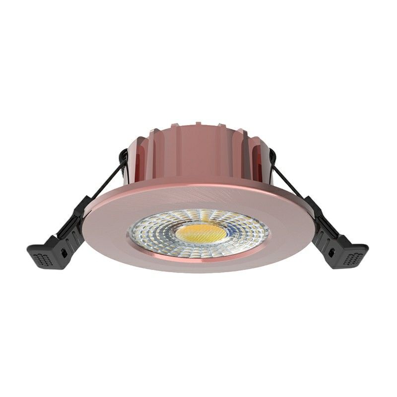 Miedziany downlight aluminiowy, Hobie, 6W, white switch LED, IP65