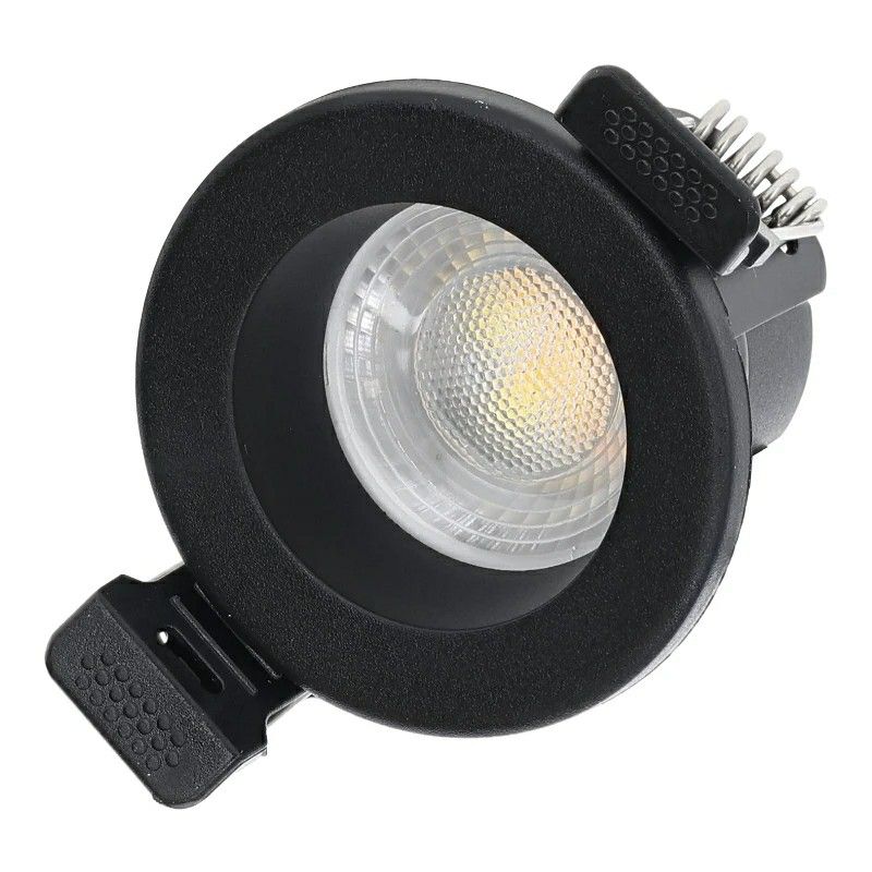 Czarny downlight aluminiowy, Magus, 4W, white switch LED, IP65 Czarny downlight aluminiowy, Magus, 4W, white switch LED, IP65