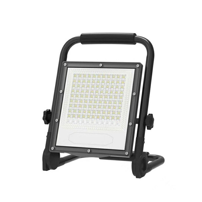 Czarna lampa budowlana aluminiowa, Jacob, 30W, 6500K LED, IP66