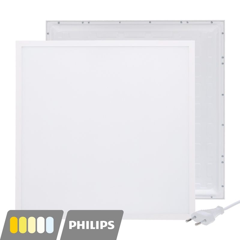 Panel LED 60x60 - 30W - włącznik biały - UGR<19 - podświetlany