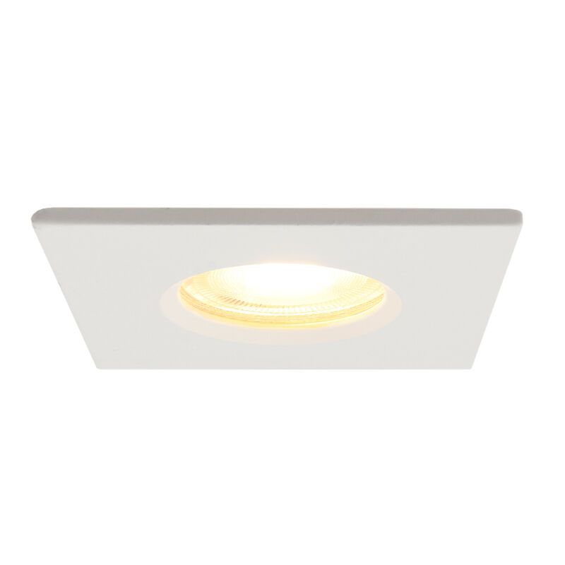 Nowoczesna oprawa podtynkowa łazienkowa biała, Jule, IP65