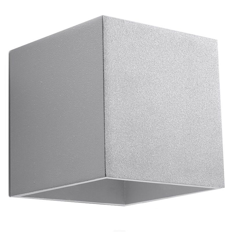 Aluminiowy kinkiet up down szary, Andro