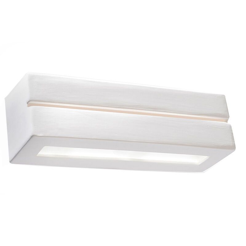 Szklany kinkiet up down biały, Emmaly