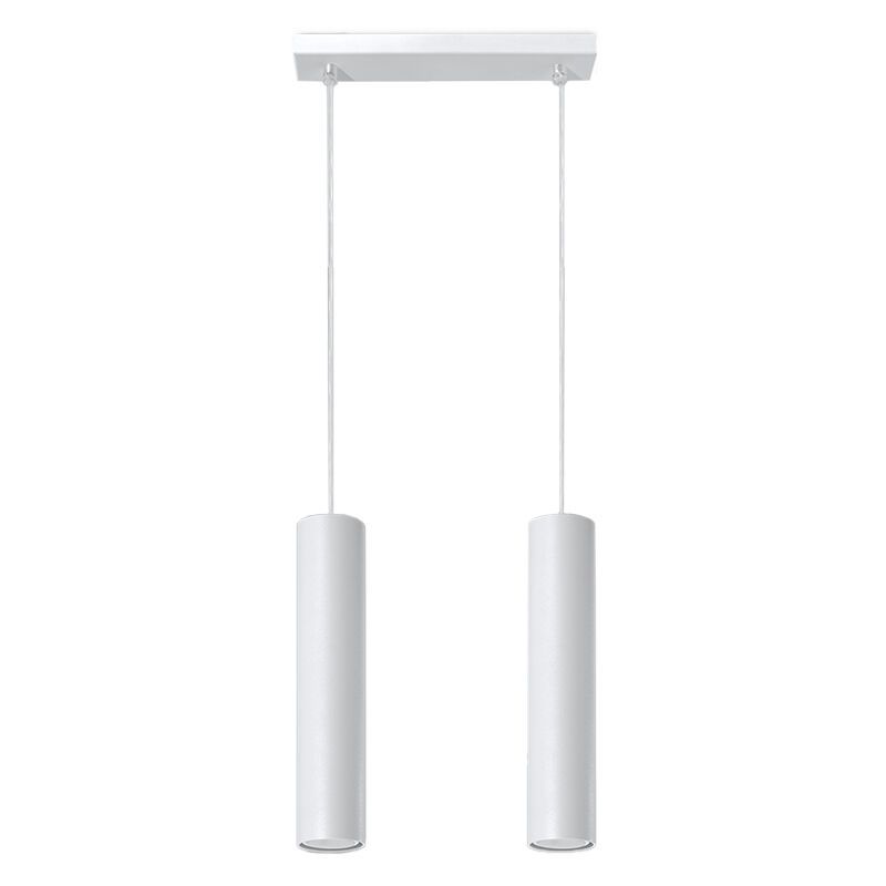 Aluminiowa lampa wisząca biała, Harley