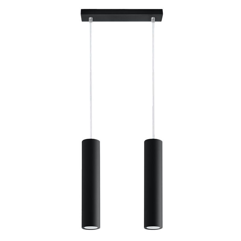 Aluminiowa lampa wisząca czarna, Harley