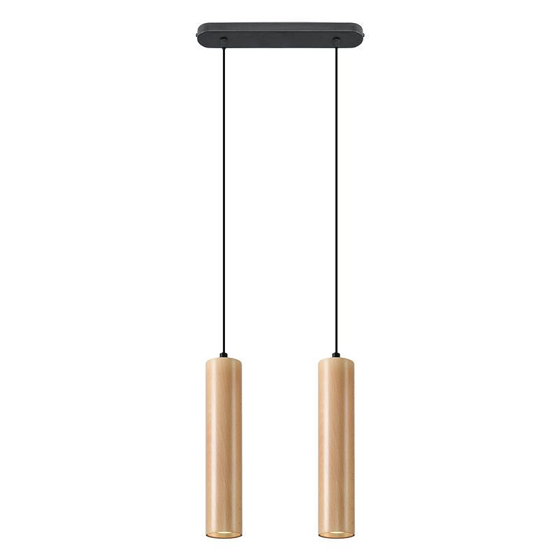 Drewniana lampa wisząca brązowa, Francina Drewniana lampa wisząca brązowa, Francina