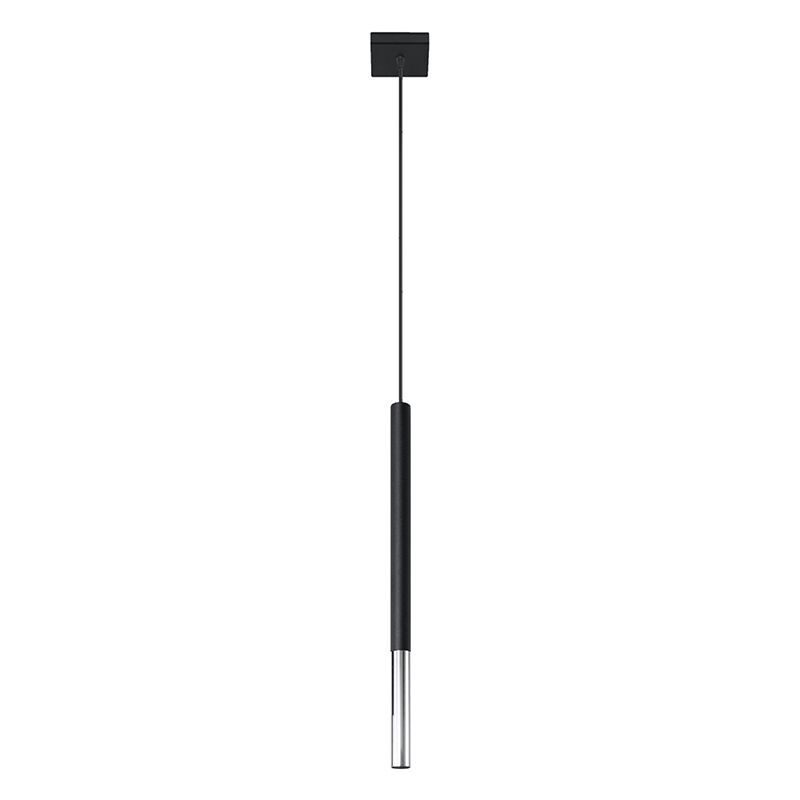Aluminiowa lampa wisząca chromowana, Ilonca