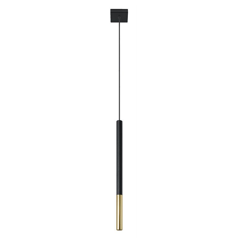Aluminiowa lampa wisząca złota, Ilonca