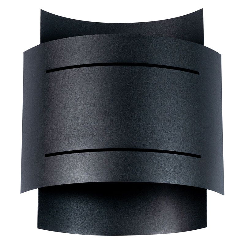 Aluminiowy kinkiet up down czarny, Karwan