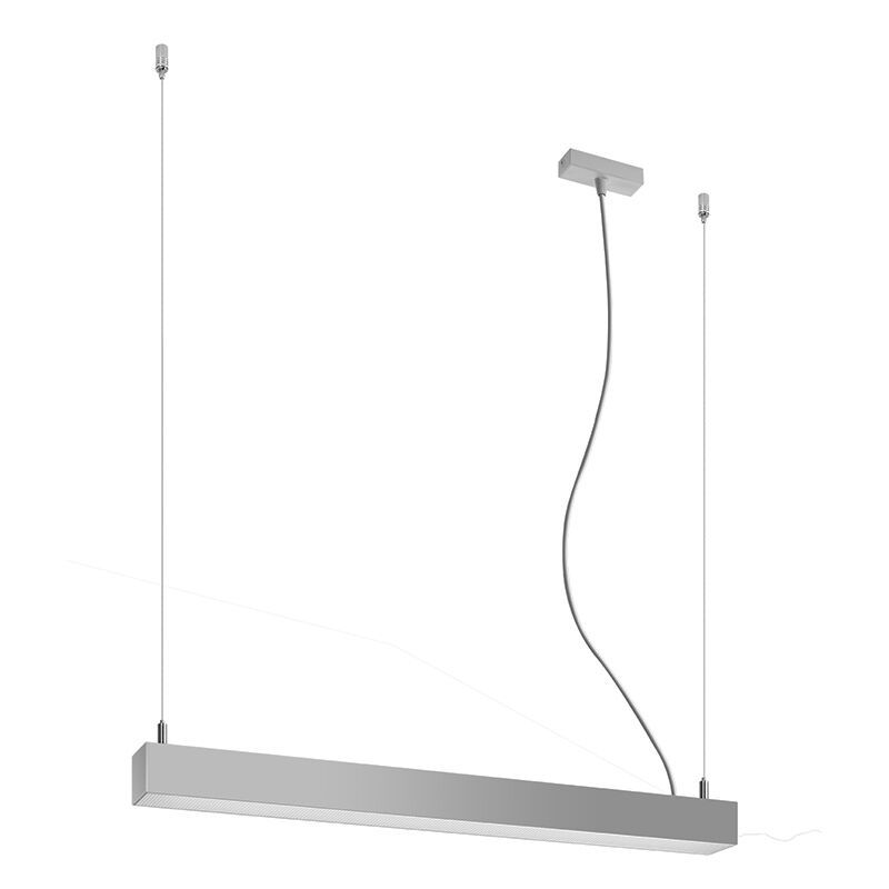 Aluminiowa lampa wisząca szara, Mascha, 22W, 3000K LED Aluminiowa lampa wisząca szara, Mascha, 22W, 3000K LED