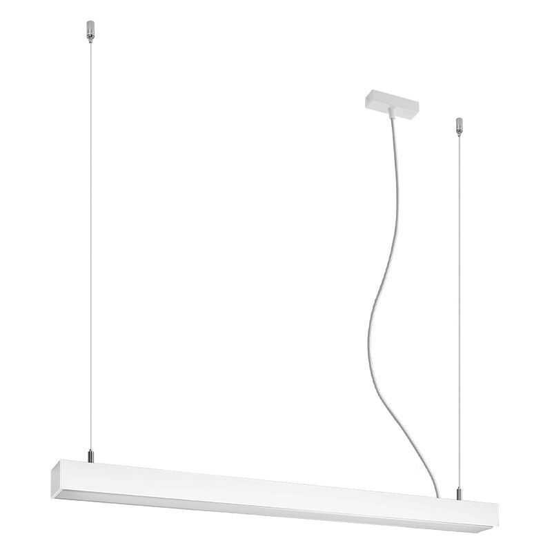 Aluminiowa lampa wisząca biała, Mascha, 31W, 3000K LED