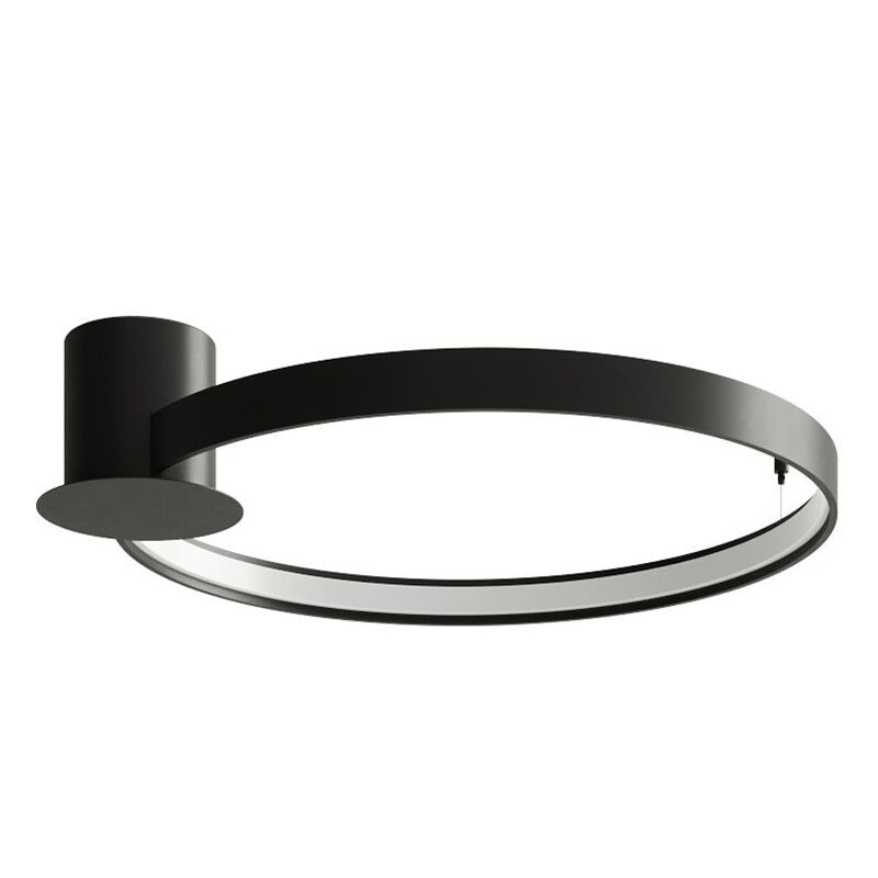 Aluminiowy plafon sufitowy czarny, Ringo, 30W, 3000K LED