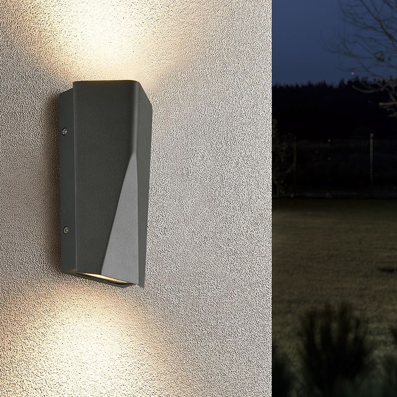 Antracytowa lampa zewnętrzna design, Sahl, 4,5W, 3000K LED, IP65 Antracytowa lampa zewnętrzna design, Sahl, 4,5W, 3000K LED, IP65