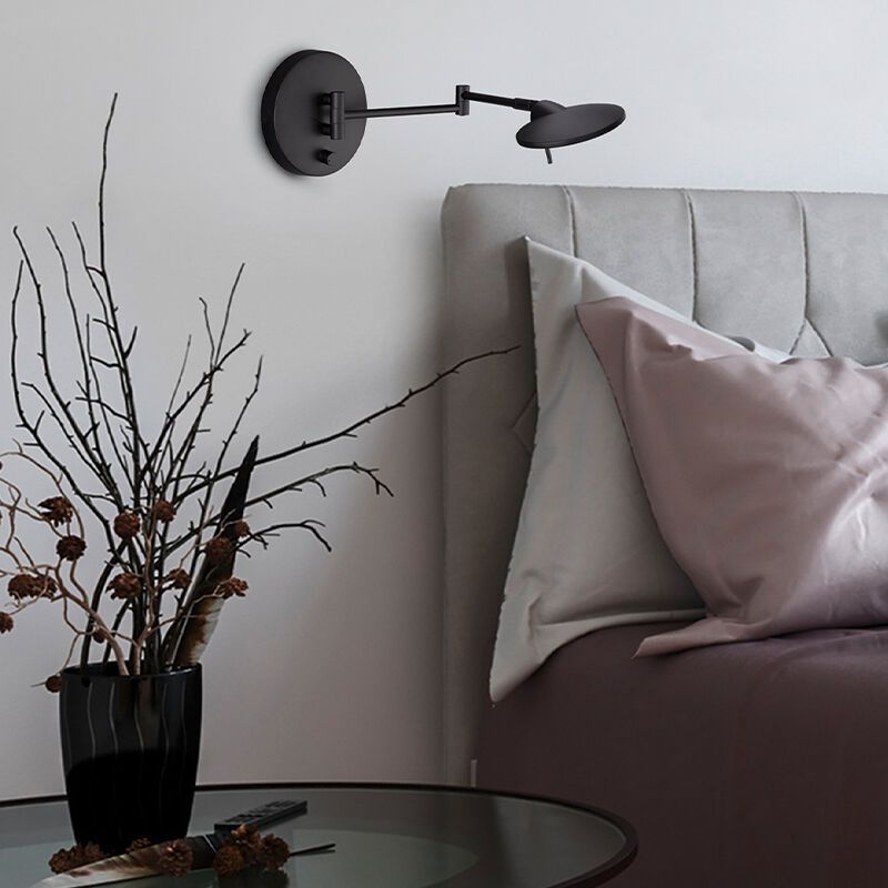 Czarny kinkiet nowoczesny, Sinbad, 8W, 3000K LED