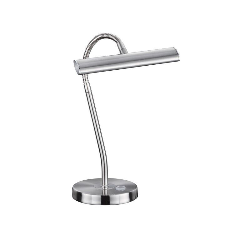Niklowa lampa stołowa nowoczesna, Eliza, 4W, 3000K LED, z przełącznik Niklowa lampa stołowa nowoczesna, Eliza, 4W, 3000K LED, z przełącznik