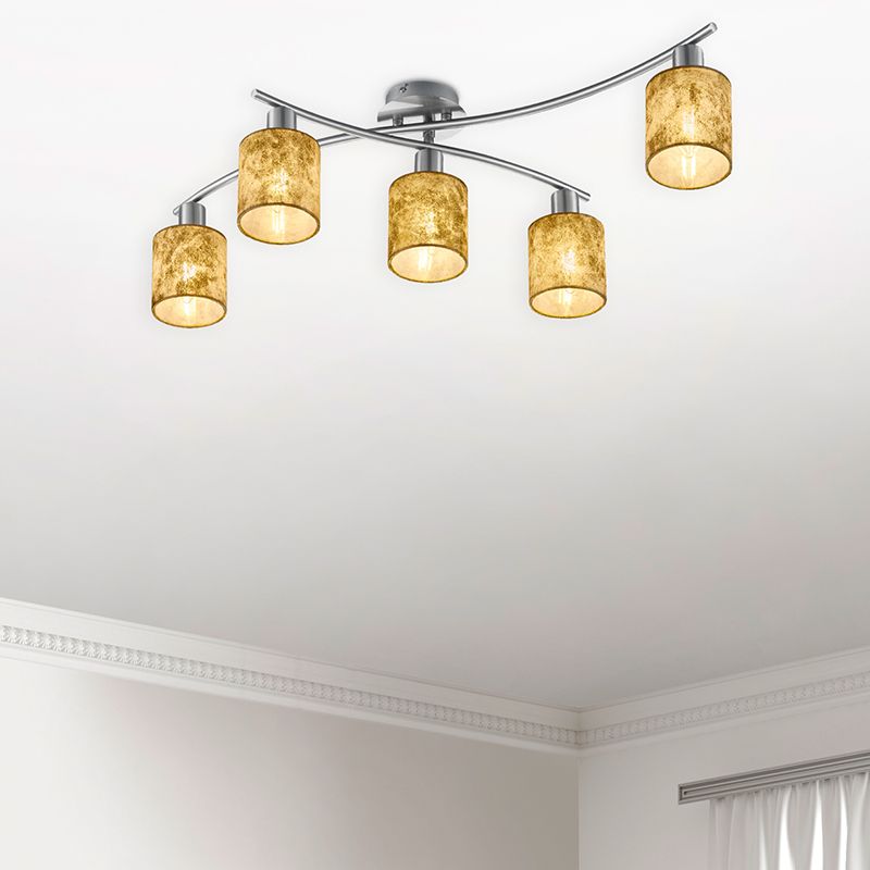 Czarny plafon sufitowy nowoczesny, Kyan