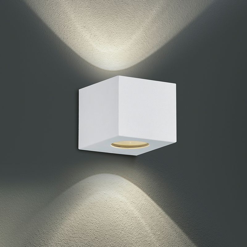 Biała lampa zewnętrzna design, Sandby, 2W, 3000K LED, IP44
