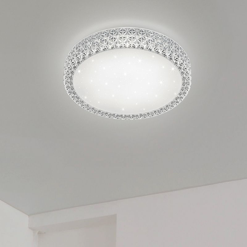 Biały plafon sufitowy klasyczny, Valentina, 21W, 3000K LED Biały plafon sufitowy klasyczny, Valentina, 21W, 3000K LED