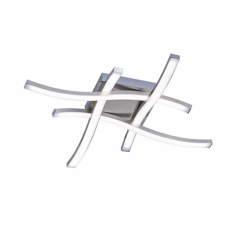 Niklowy plafon sufitowy design, Go, 5W, 3000K LED Niklowy plafon sufitowy design, Go, 5W, 3000K LED