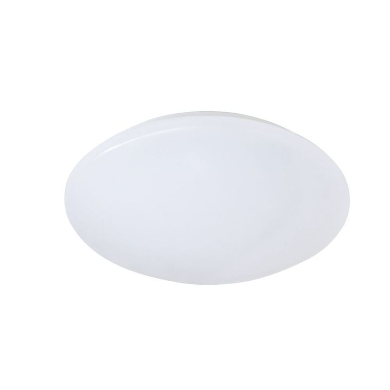 Biały plafon sufitowy plastikowy, Vanysia, 12W, 3000K LED, IP44