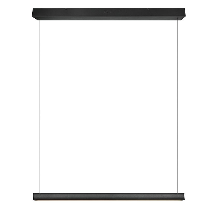 Czarna lampa wisząca nowoczesna, Wishal, 29W, white switch LED, ściemniana w 3 krokach