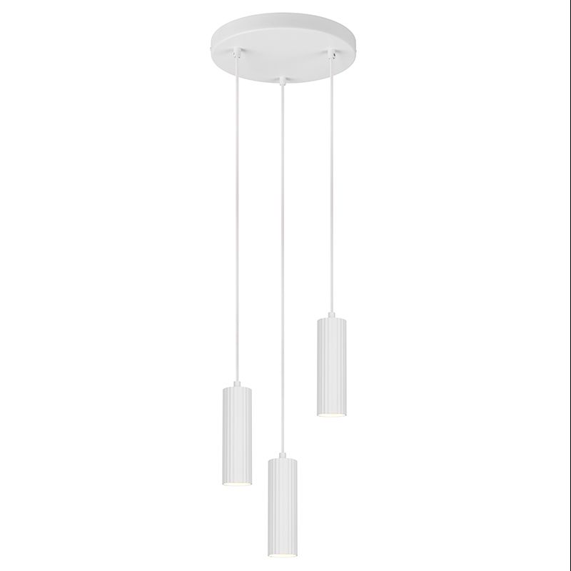 Biała lampa wisząca nowoczesna, Sieb