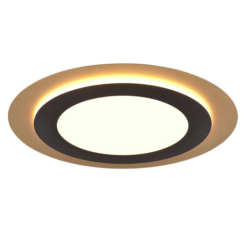 Czarny plafon sufitowy nowoczesny, Frans, 42W, regulowana ciepła do zimnej bieli LED, z pilot Czarny plafon sufitowy nowoczesny, Frans, 42W, regulowana ciepła do zimnej bieli LED, z pilot