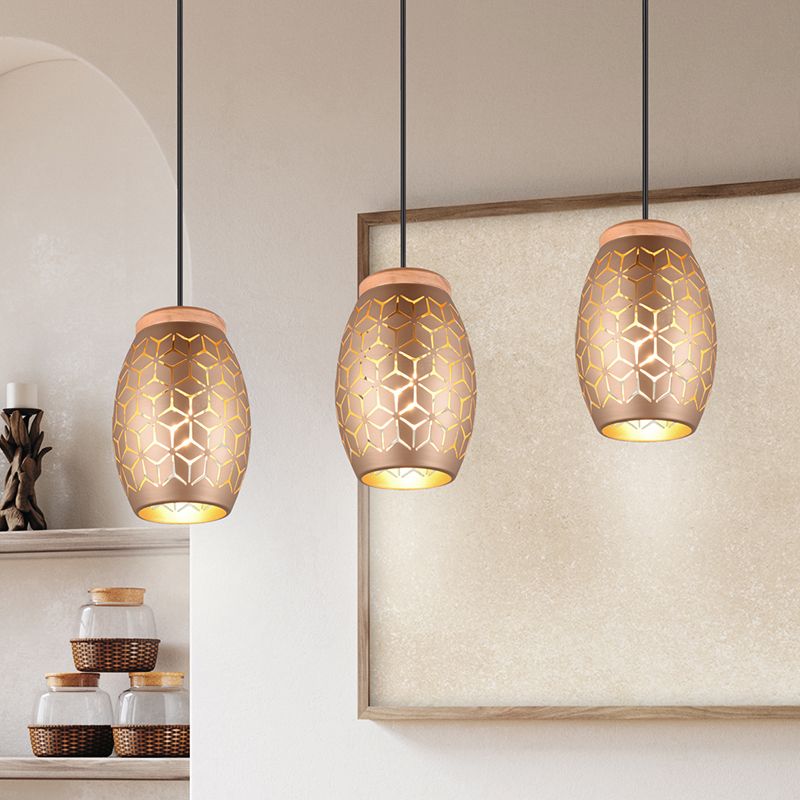 Ciemnoszara lampa wisząca nowoczesna, Delana Ciemnoszara lampa wisząca nowoczesna, Delana