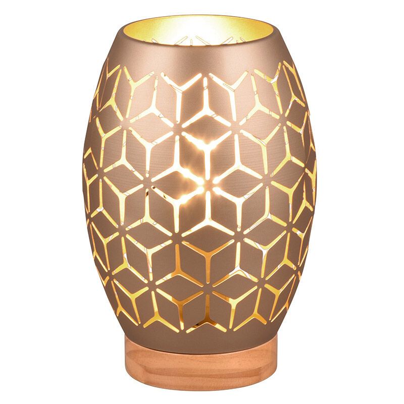Ciemnoszara lampa stołowa nowoczesna, Delana Ciemnoszara lampa stołowa nowoczesna, Delana