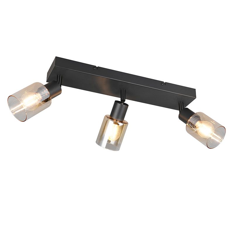 Czarny spot sufitowy nowoczesny, Constantijn Czarny spot sufitowy nowoczesny, Constantijn